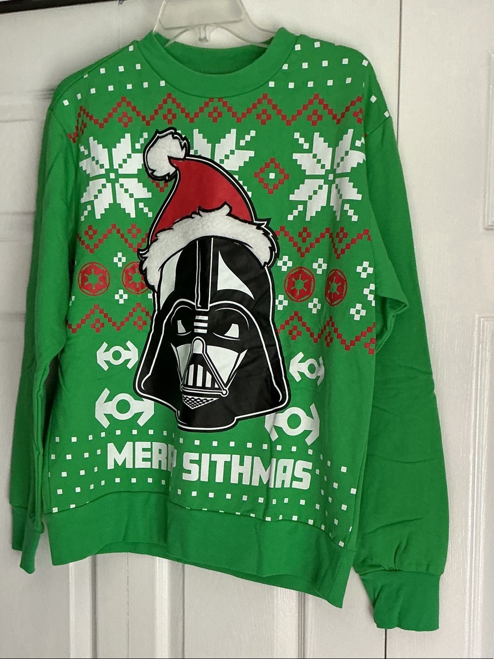 Star Wars Green & Red Darth Vader Crewneck Sweatshirt